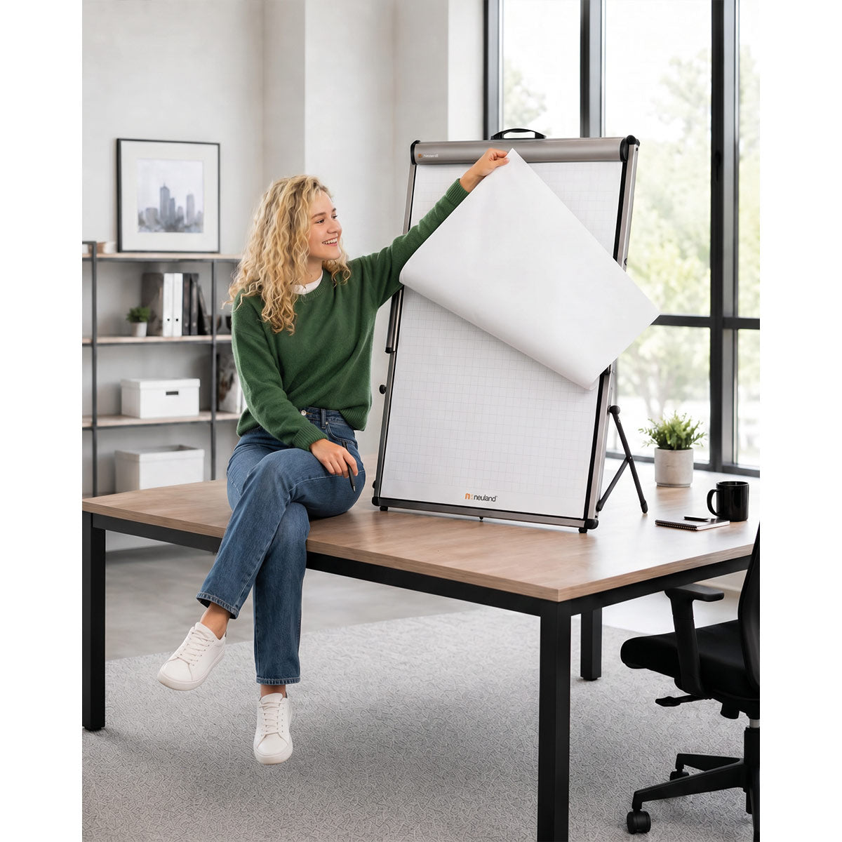 neuland-flipchart-tabletop-xl-tisch-flipchart image 2