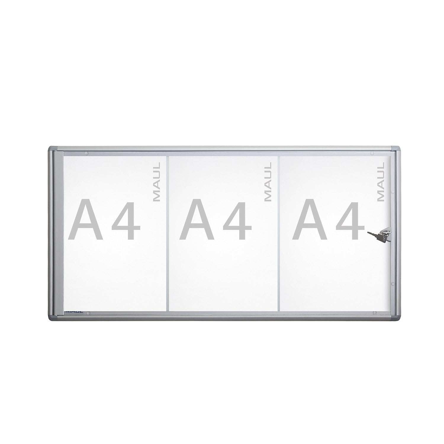 maul-extraslim-schaukasten-2xa4-silber-abschlie-bar image 3