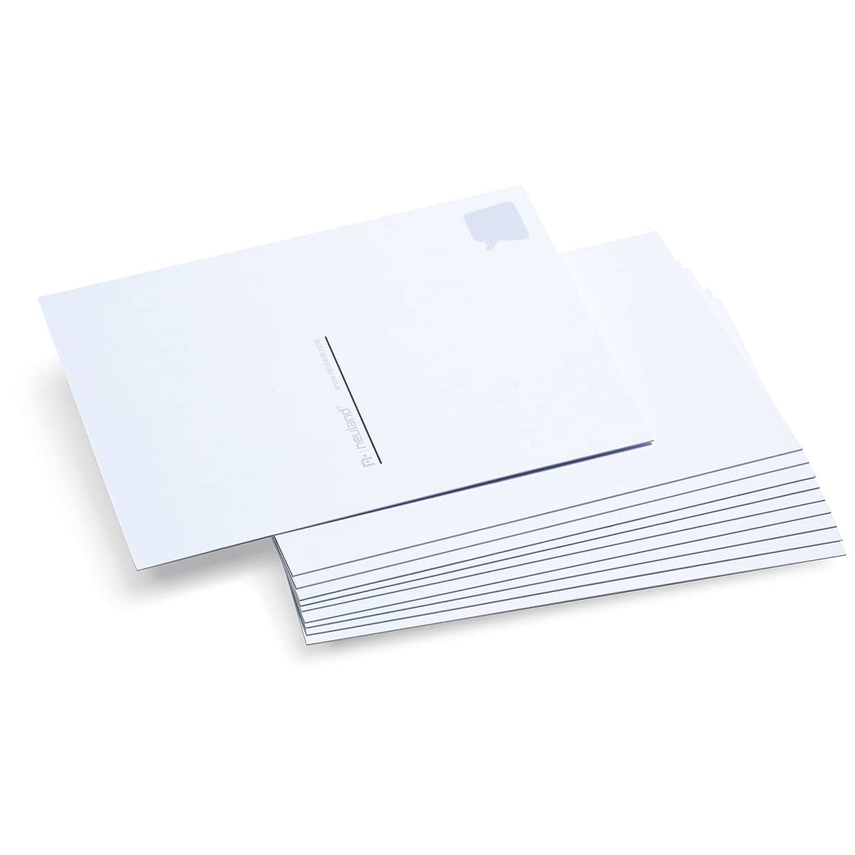 neuland-postkarten-set-10er-wei-schwarz image 2