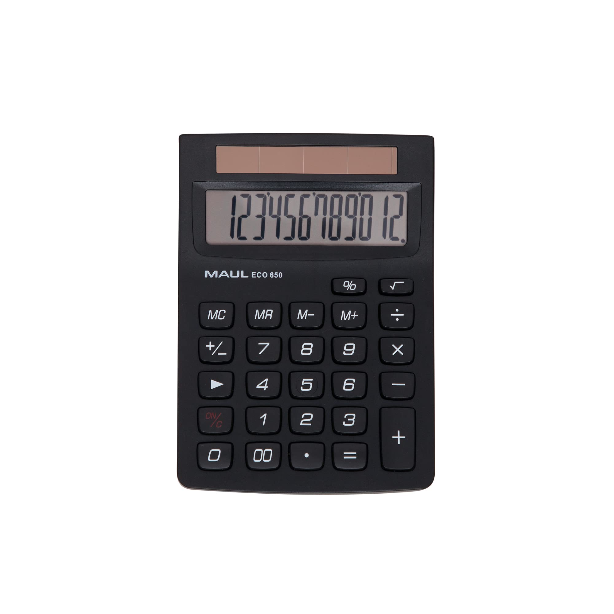maul-tischrechner-eco-650-schwarz-12-stellig image 1