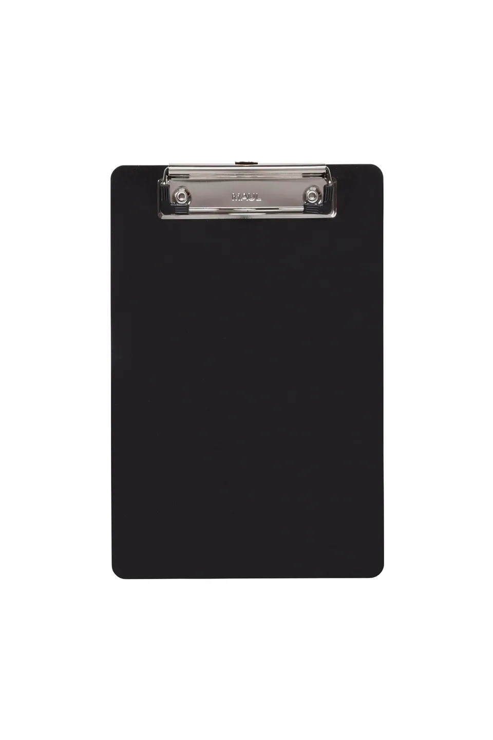 maul-klemmbrett-a5-schwarz-hochformat-mit-starker-b-gelklemme image 1