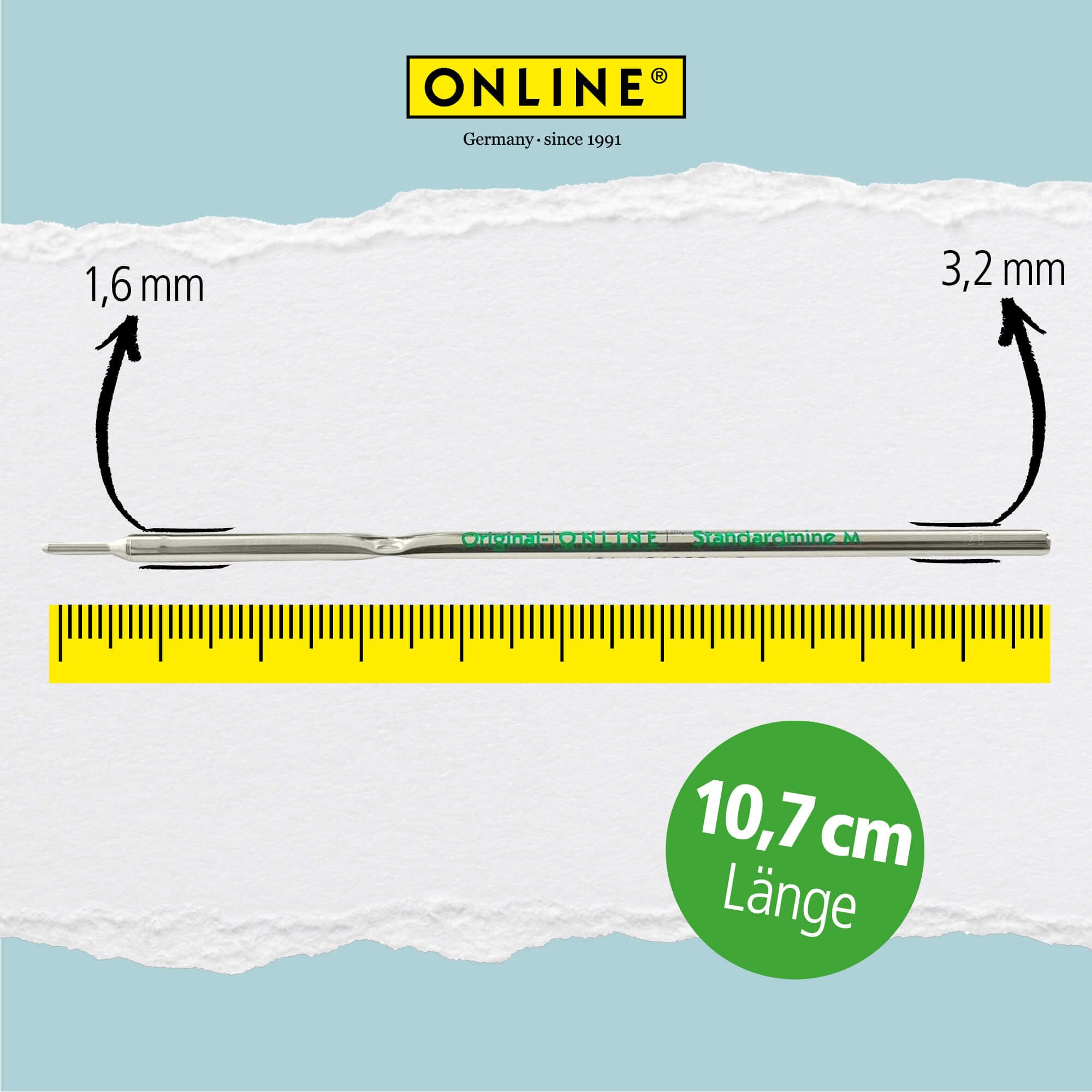 online-vision-kugelschreiber-ersatzminen-a2-gr-n-m-2er image 5