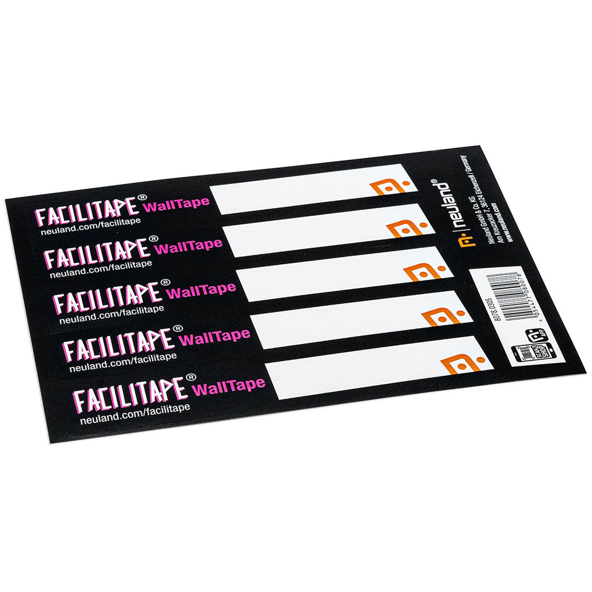 neuland-facilitape-papierklebeband-etiketten-5er-set image 1