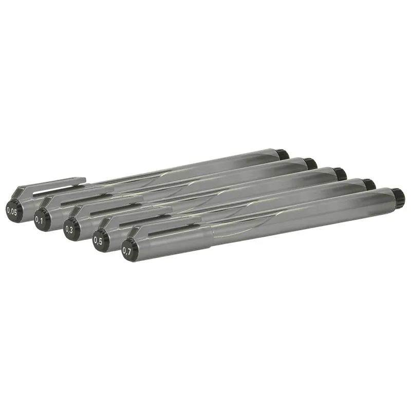 ecobra-pigmentliner-schwarz-3-strichst-rken-set image 1