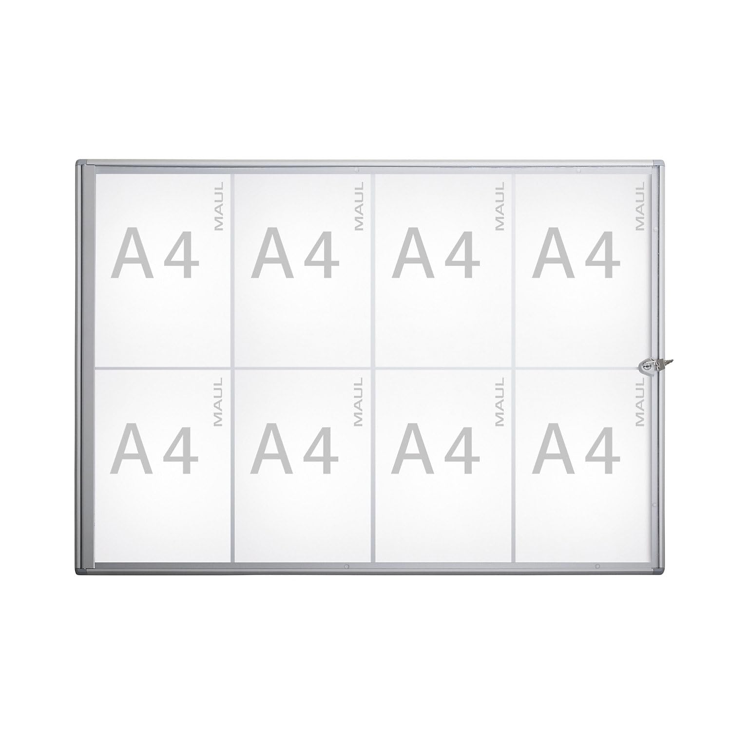 maul-extraslim-schaukasten-2xa4-silber-abschlie-bar image 8