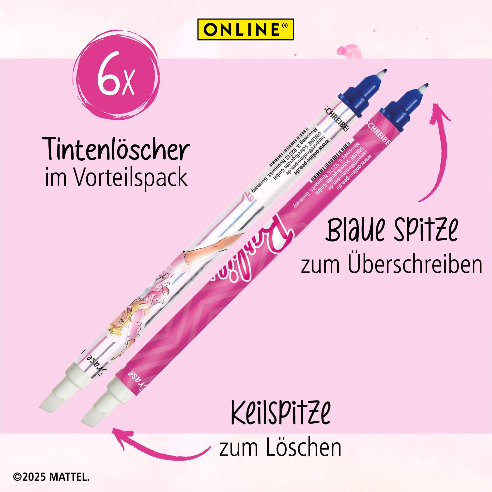 online-tintenl-scher-barbie-6er-pack-tintenkiller-blau image 2