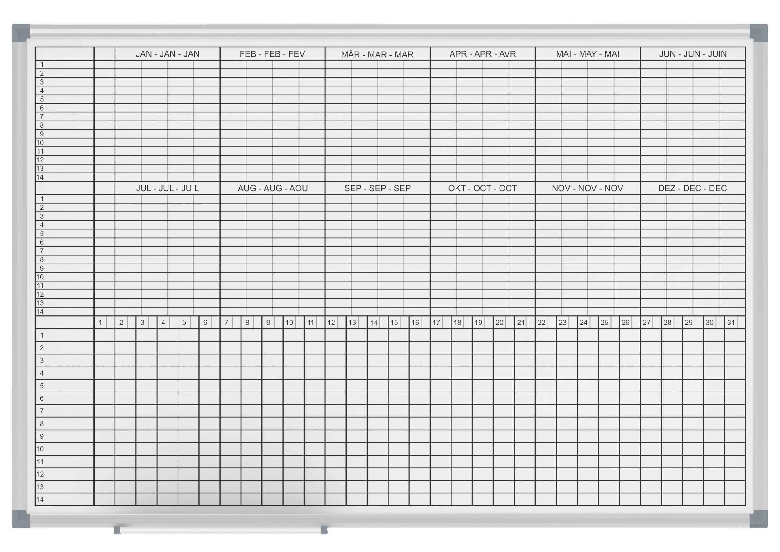 maul-jahresplaner-wandtafel-maulstandard-wei-60x90-cm-abwischbar image 1