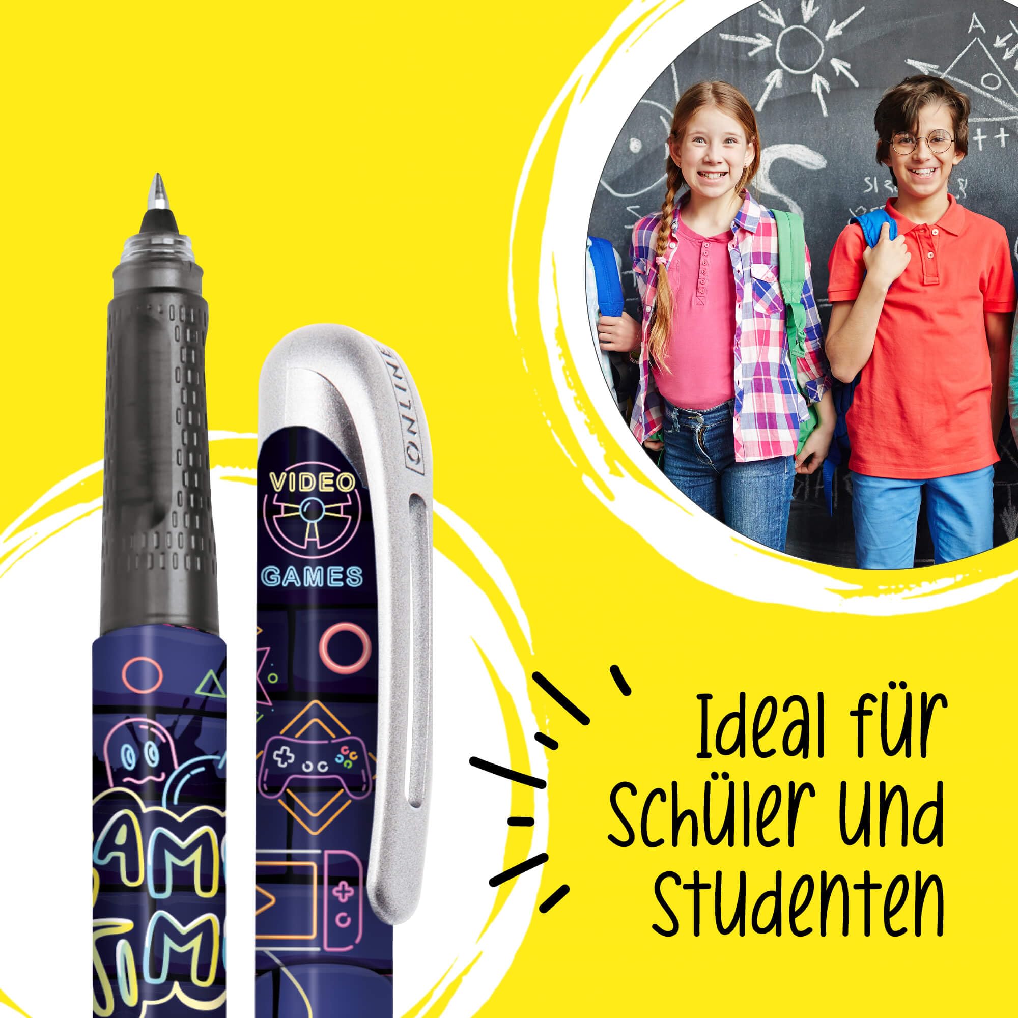 online-college-game-time-tintenroller-0-5-mm-inkl-patrone image 4