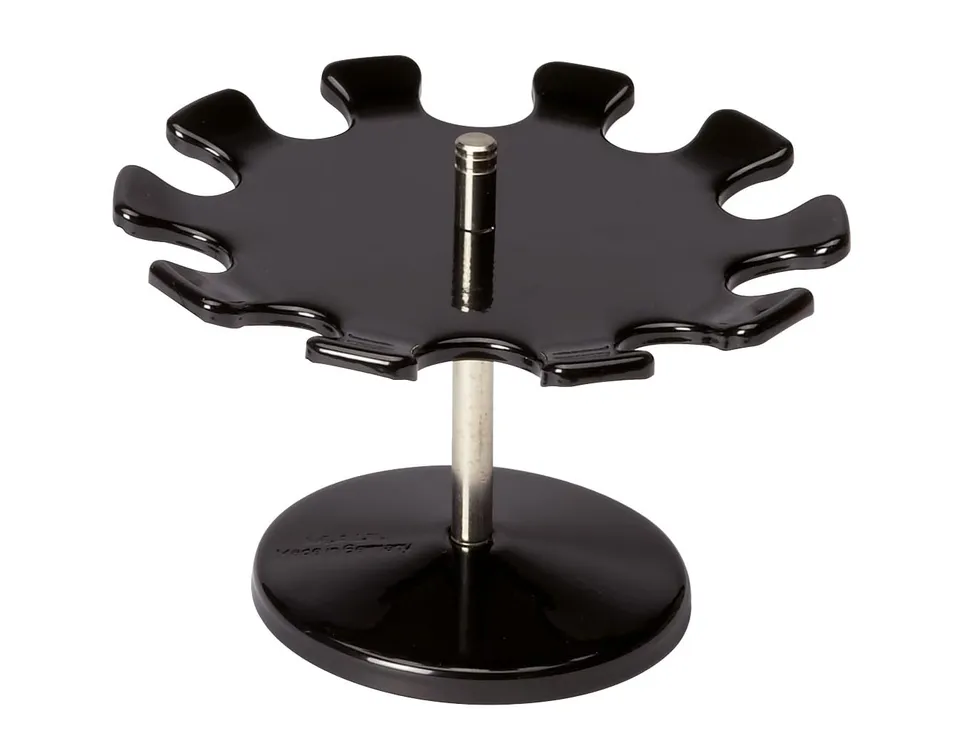 maul-maulstandard-stempeltr-ger-rund-schwarz-metall-360-grad image 1