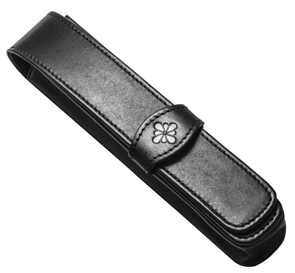 diplomat-lederh-lle-schwarz-f-r-1-4-stifte image 1
