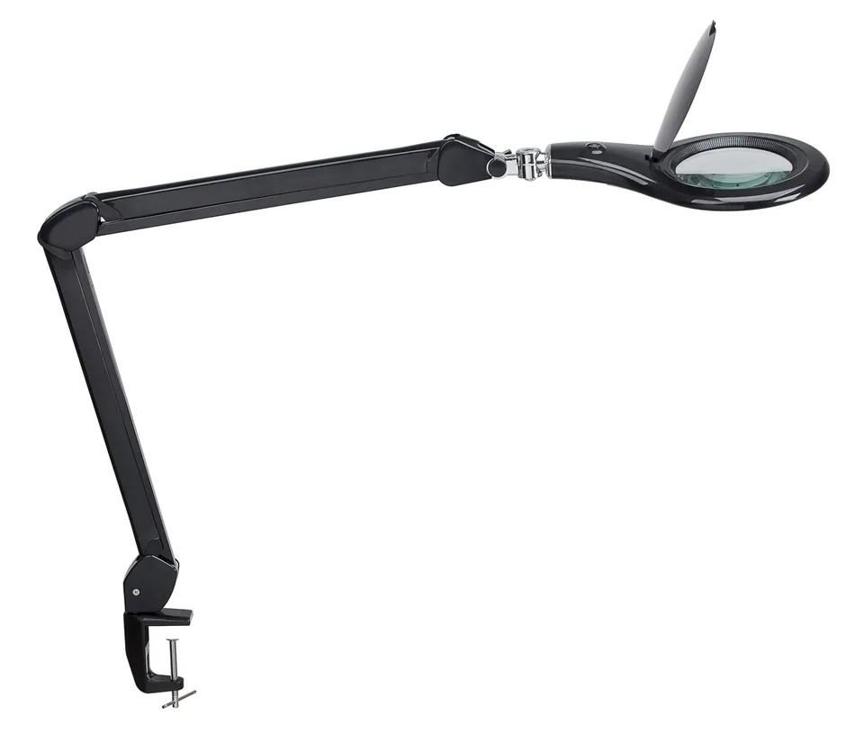 maul-maulmakro-led-lupenlampe-schwarz-mit-klemmfu-3-dioptrien image 1