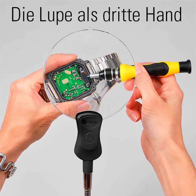 ecobra-led-tisch-standlupe-mit-flexiblem-halter-2x-4x-vergr-erung image 5