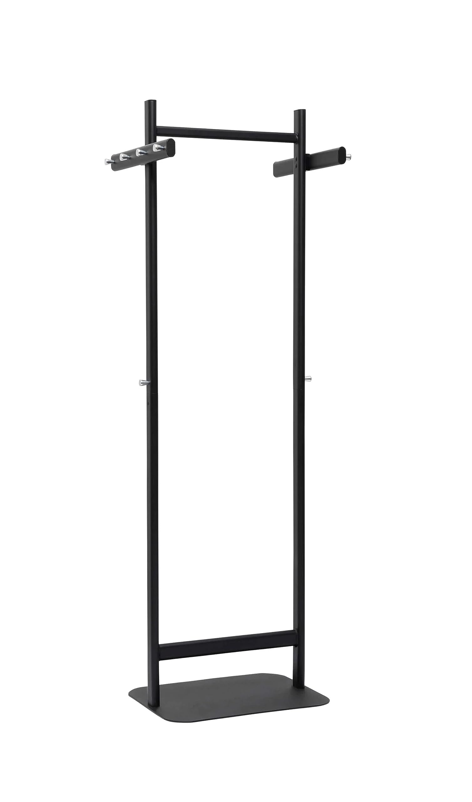 maul-maulsalsa-garderobenst-nder-schwarz-stahl-10-haken-bis-40-kg image 1