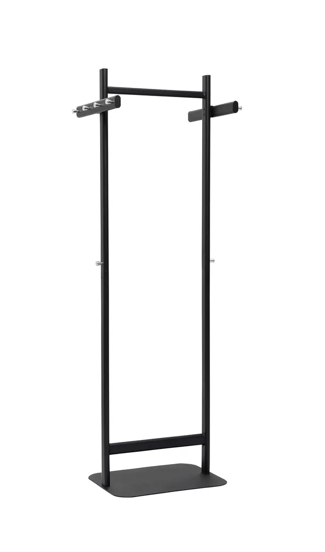 maul-maulsalsa-garderobenst-nder-schwarz-stahl-10-haken-bis-40-kg image 1