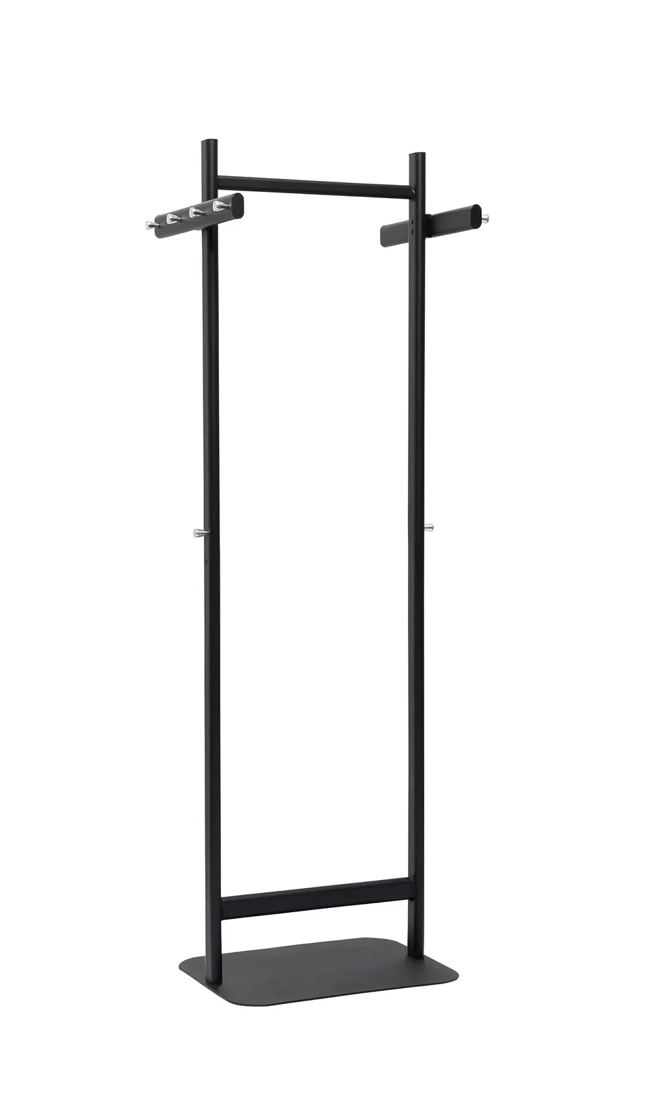 maul-maulsalsa-garderobenst-nder-schwarz-stahl-10-haken-bis-40-kg image 1