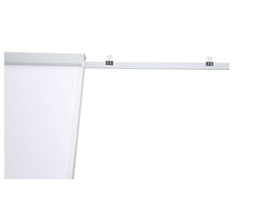 maul-maulballfix-flipchart-papierhalter-stahlleiste-grau image 5