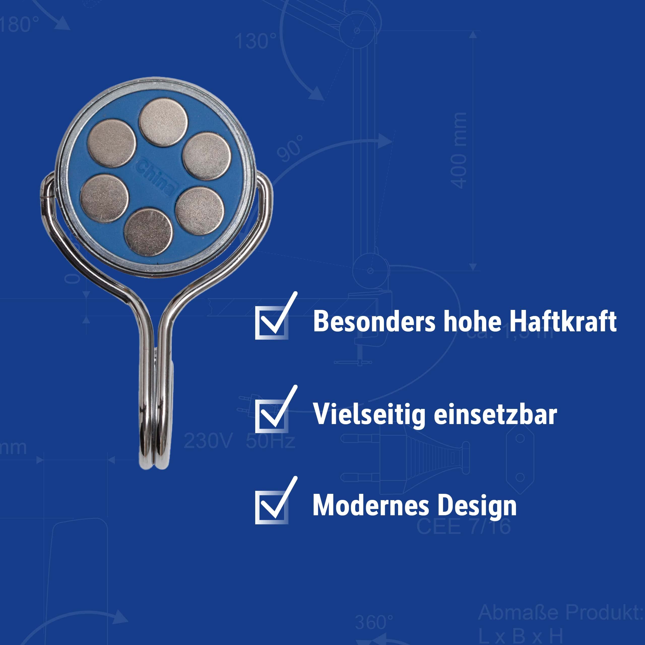 maul-maulpro-neodym-hakenmagnet-silber-50-kg-tragkraft-magnethaken image 3