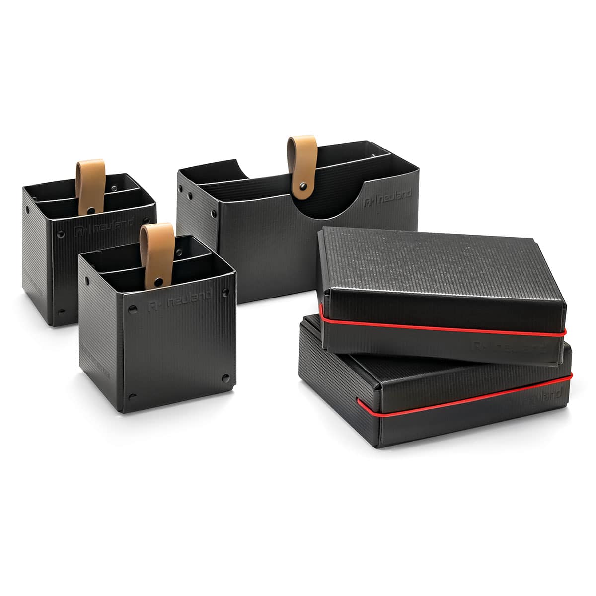 neuland-novario-boxen-sets-aufbewahrungsboxen-schwarz image 7