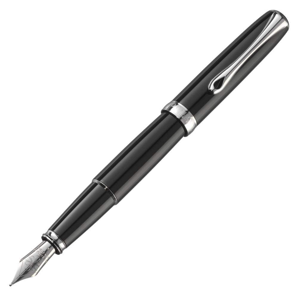 diplomat-excellence-a2-f-llhalter-lack-schwarz-feder-fein image 2