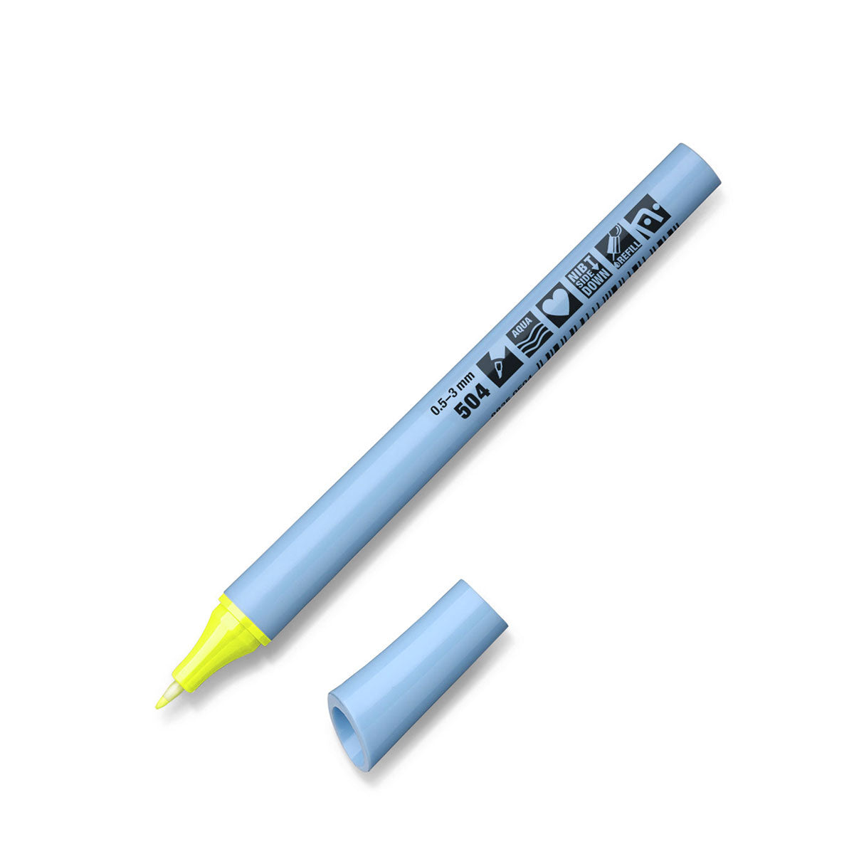 neuland-fineone-flex-faserspitze-0-5-3-mm-neonfarben image 2