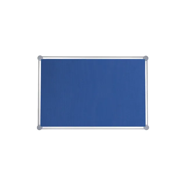 maul-pinnwand-maulpro-blau-textil-100x150-cm-alurahmen image 1