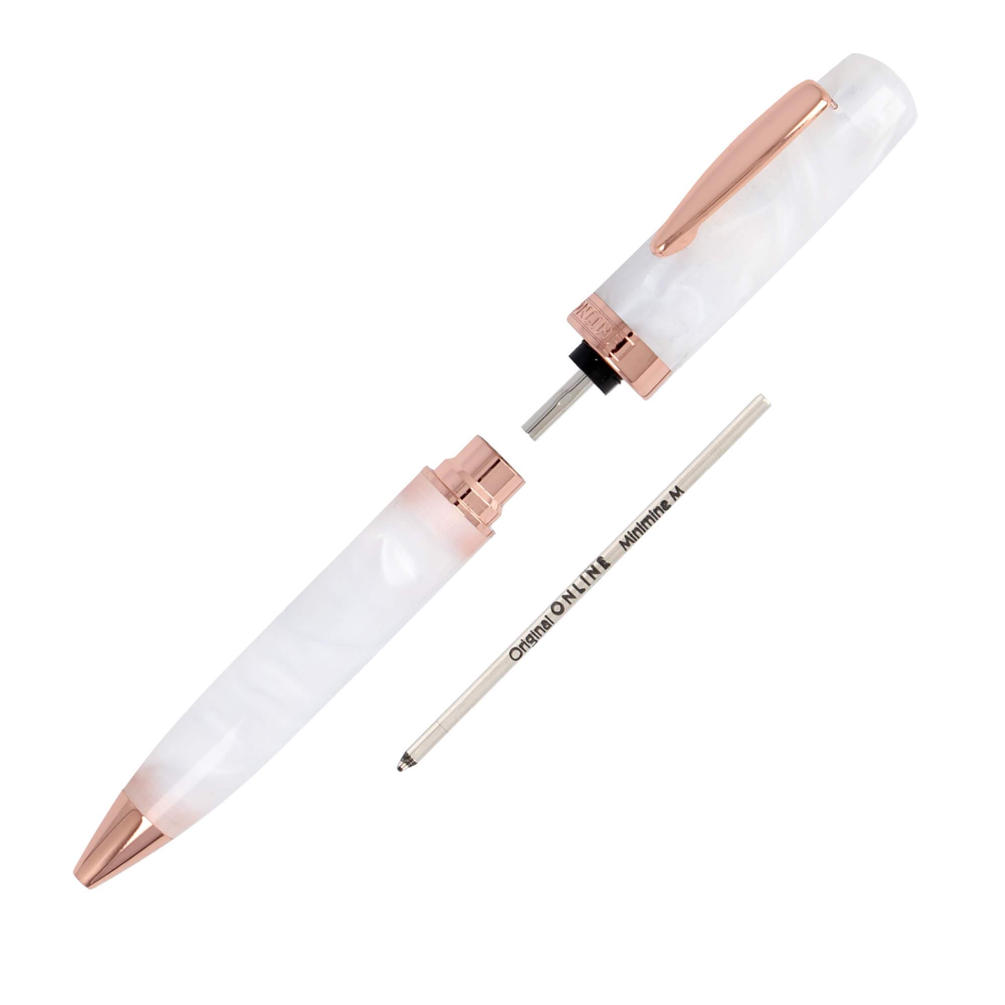 online-kugelschreiber-bohemian-art-black-rose-drehkugelschreiber-rosegold image 4