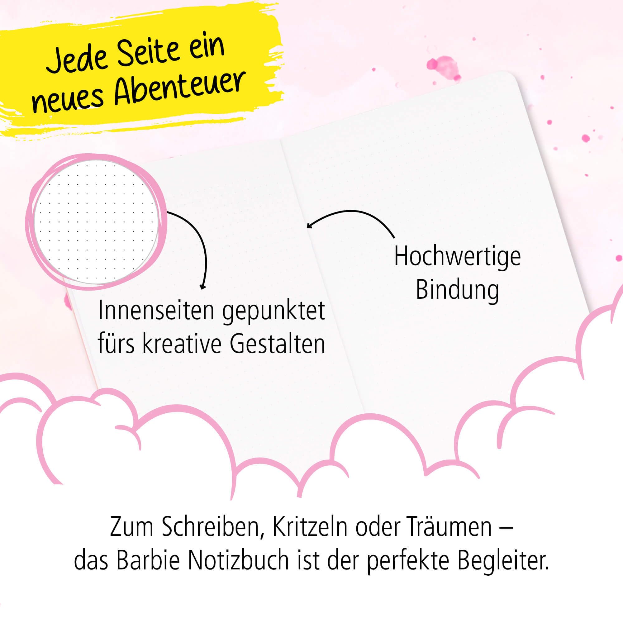 online-barbie-bullet-journal-a5-dotted-2er-set-144-seiten image 4