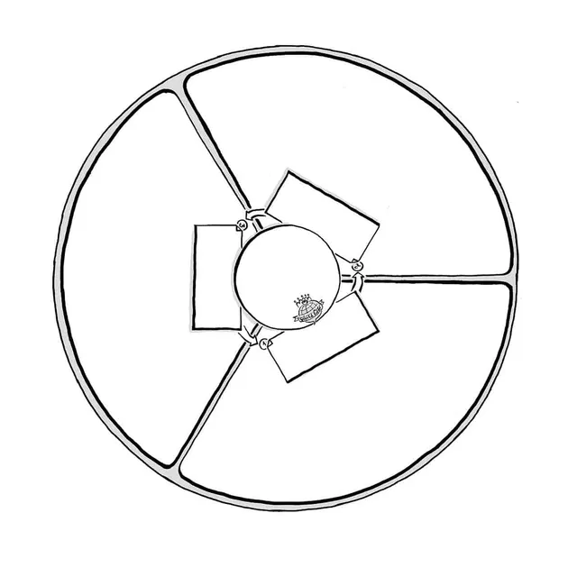 neuland-world-caf-papiertischdecke-rund-20-blatt image 1