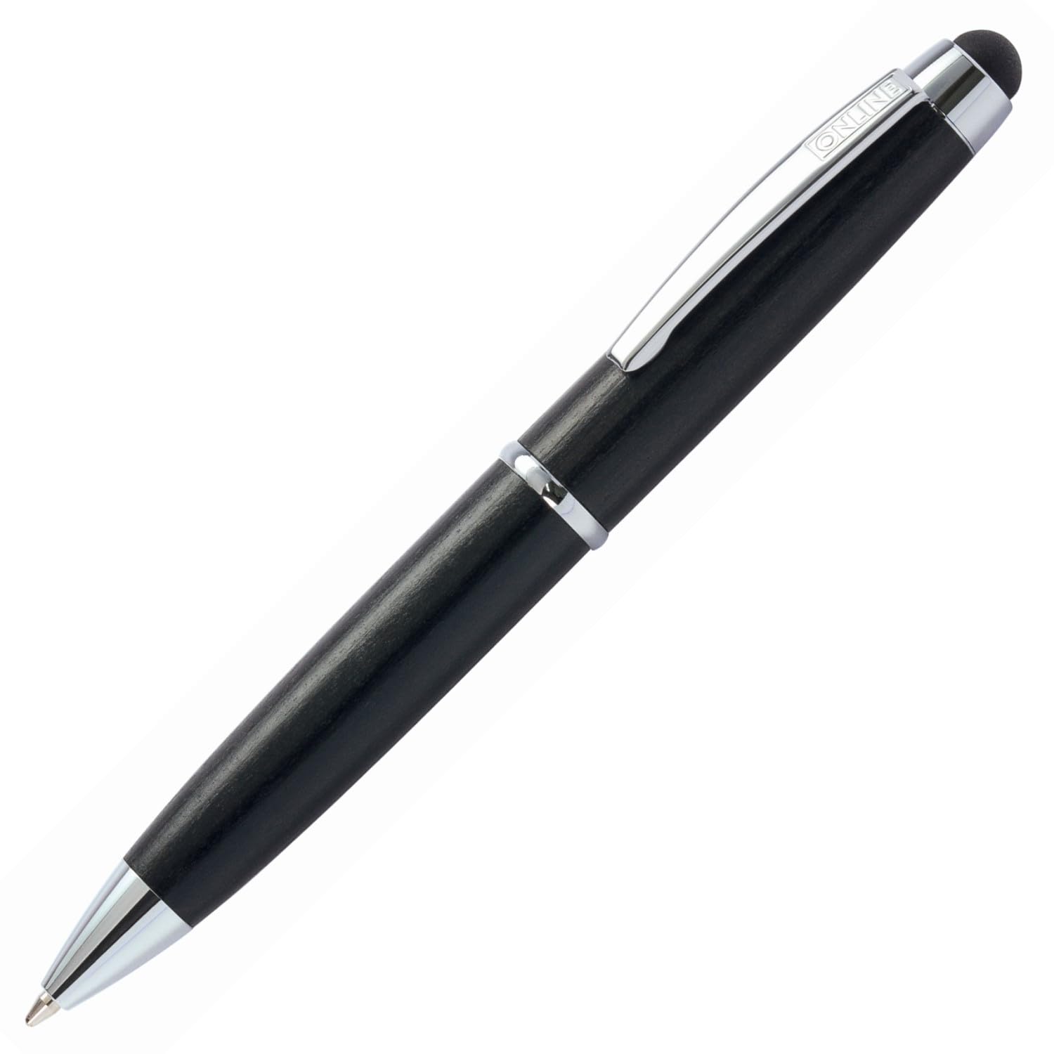 online-drehkugelschreiber-mini-wood-stylus-walnuss-m-schwarz image 4