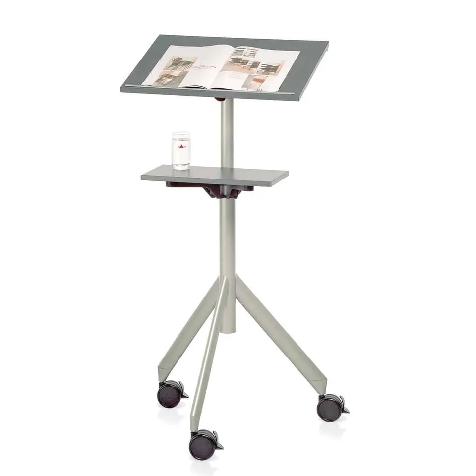 neuland-tomove-2-rednerpult-grau-h-henverstellbar-mobil image 1