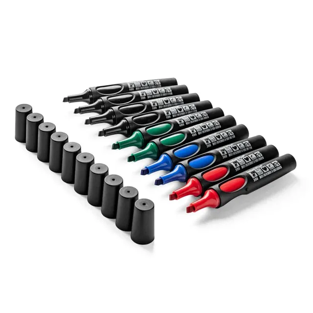 neuland-no-one-moderationsmarker-10er-farb-set-keilspitze-2-6-mm image 1