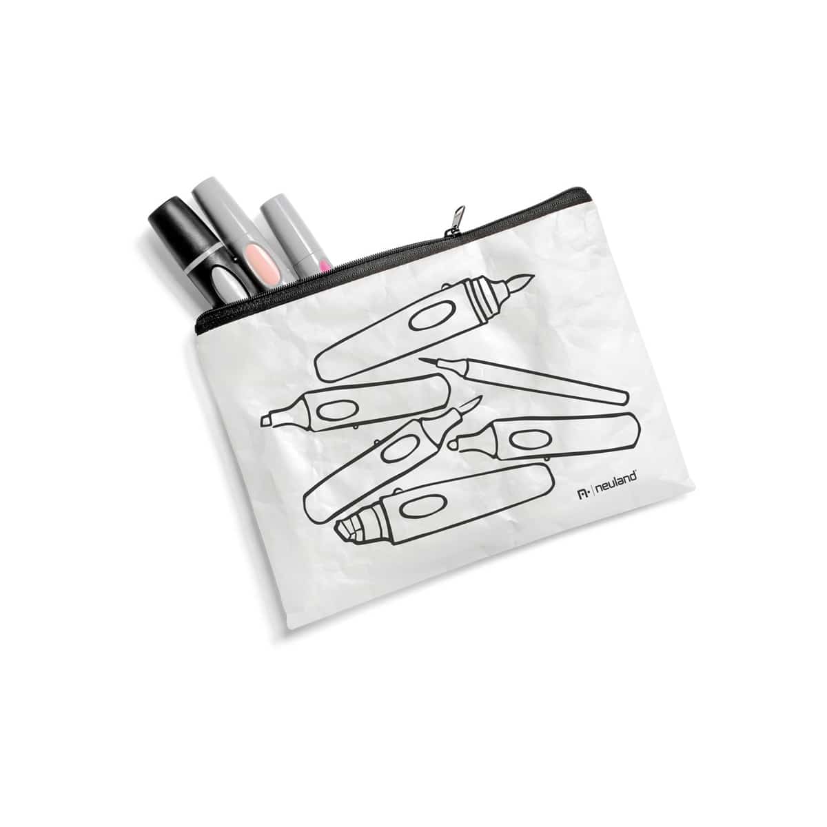 neuland-penpouch-xl-stiftem-ppchen-knitter-papier-optik-f-r-30-marker image 1