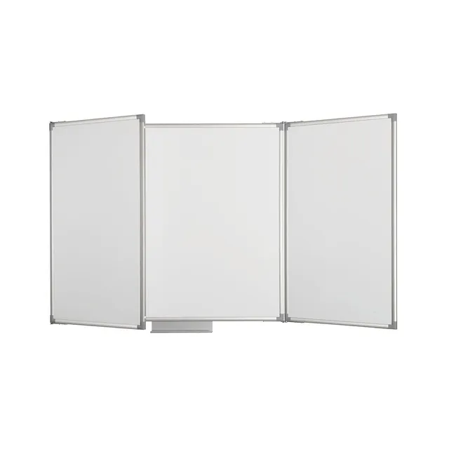maul-whiteboard-klappbar-maulpro-wei-alurahmen-100x120-cm-wand image 1
