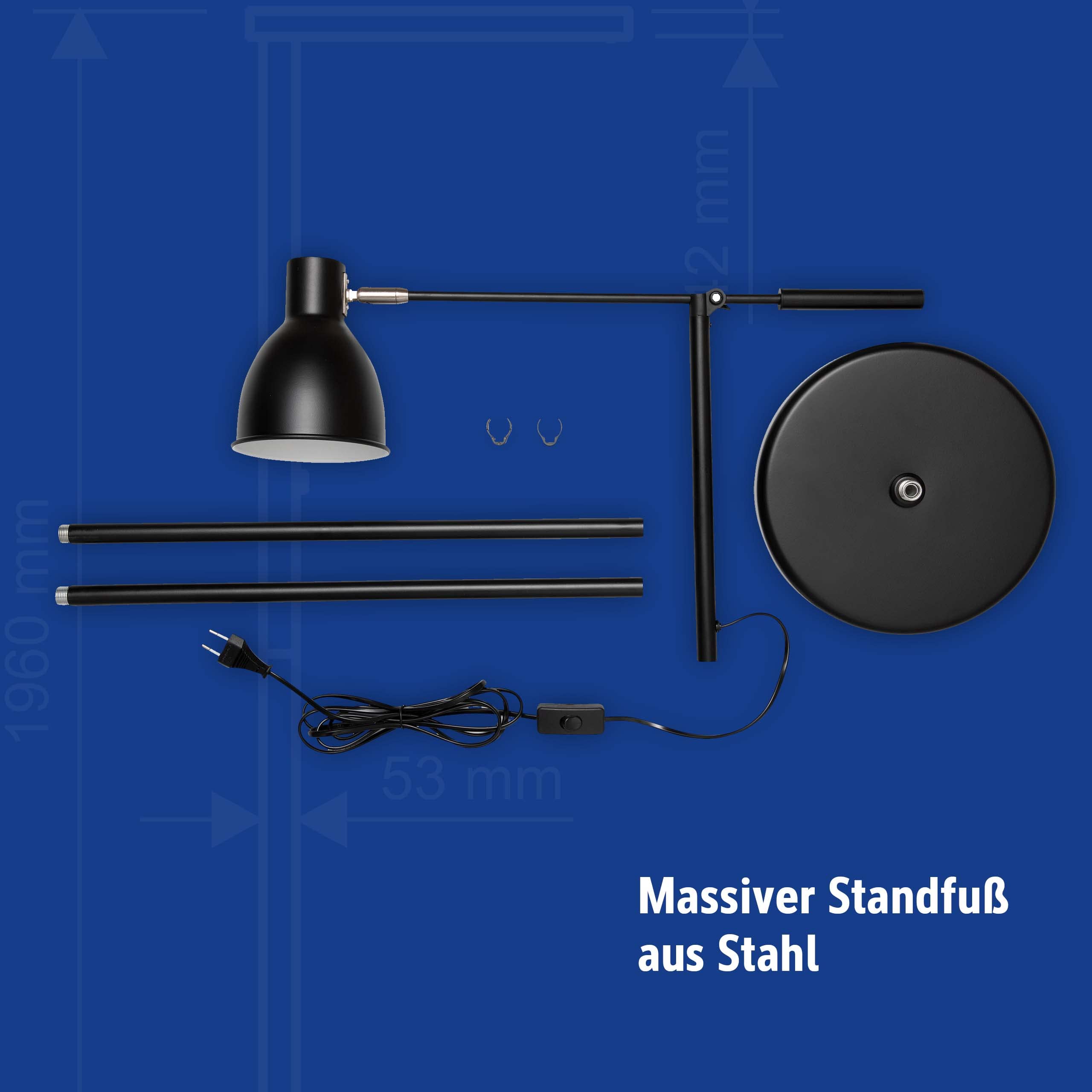 maul-maulfinja-standleuchte-schwarz-ohne-leuchtmittel image 6
