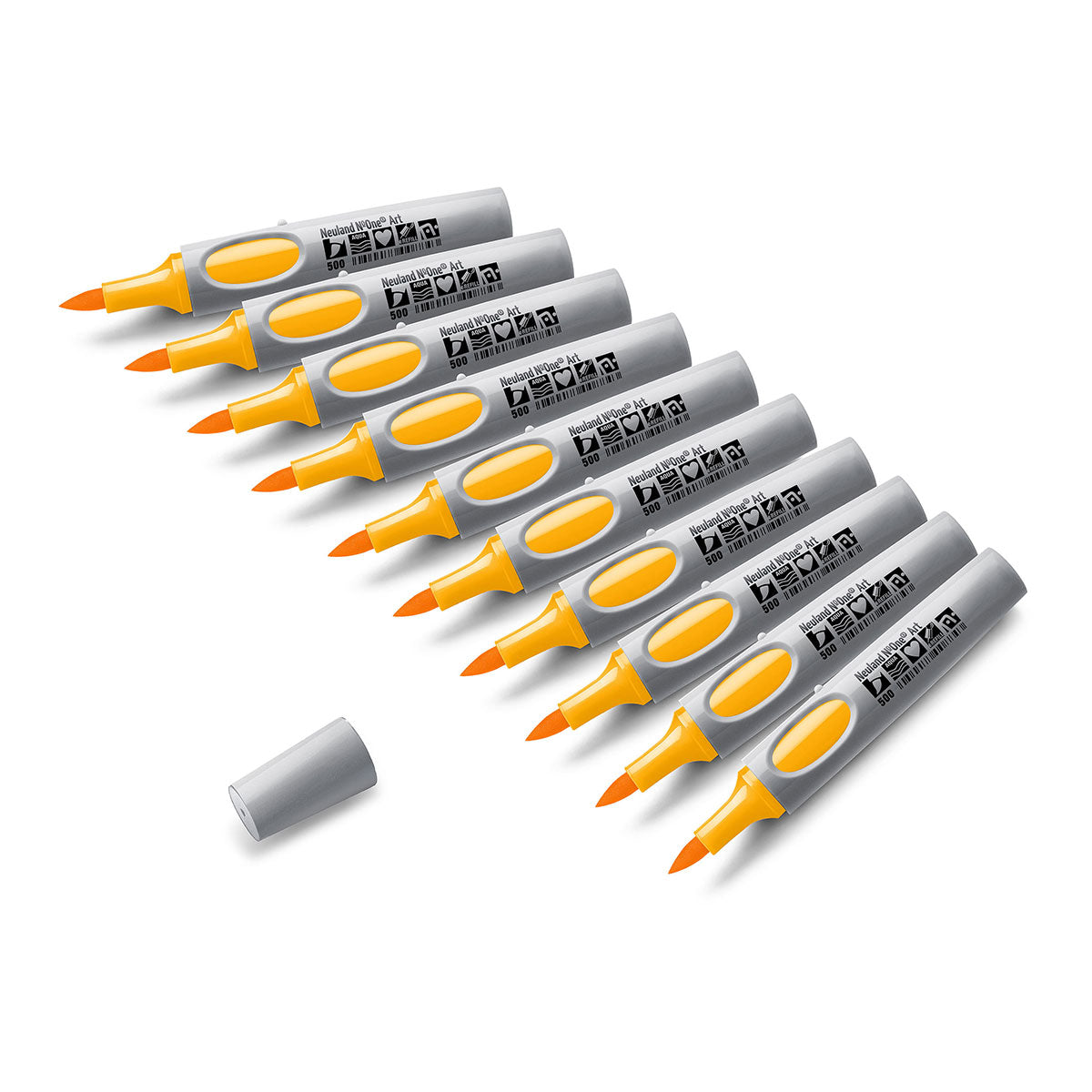 neuland-no-one-art-moderationsmarker-pinselspitze-0-5-7-mm-10er-uni-set image 7