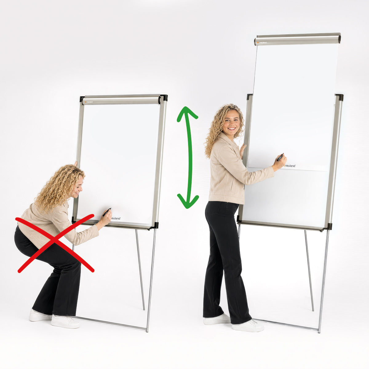 neuland-flipchart-professional-3000-ergo-transportabel-h-henverstellbar image 2