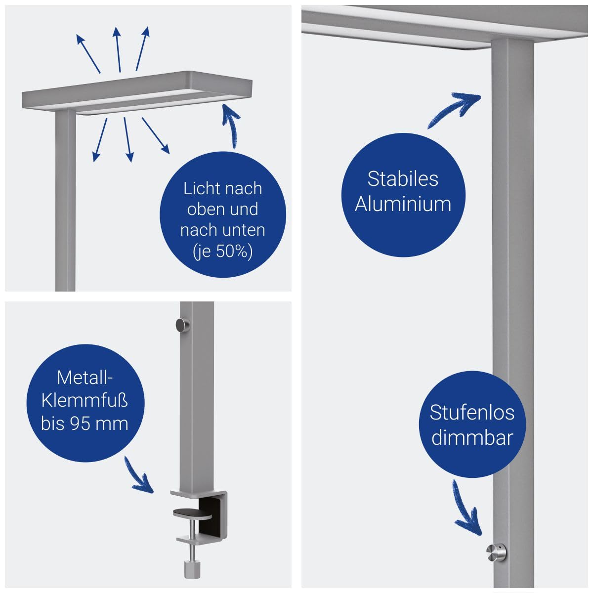 maul-mauljaval-led-schreibtischlampe-silber-dimmbar-mit-tischklemme image 4