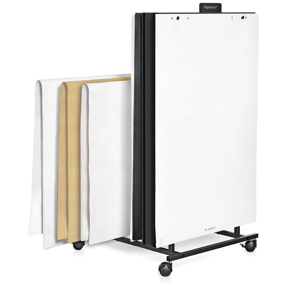 neuland-paperino-papierwagen-f-r-flipchartrollen image 1