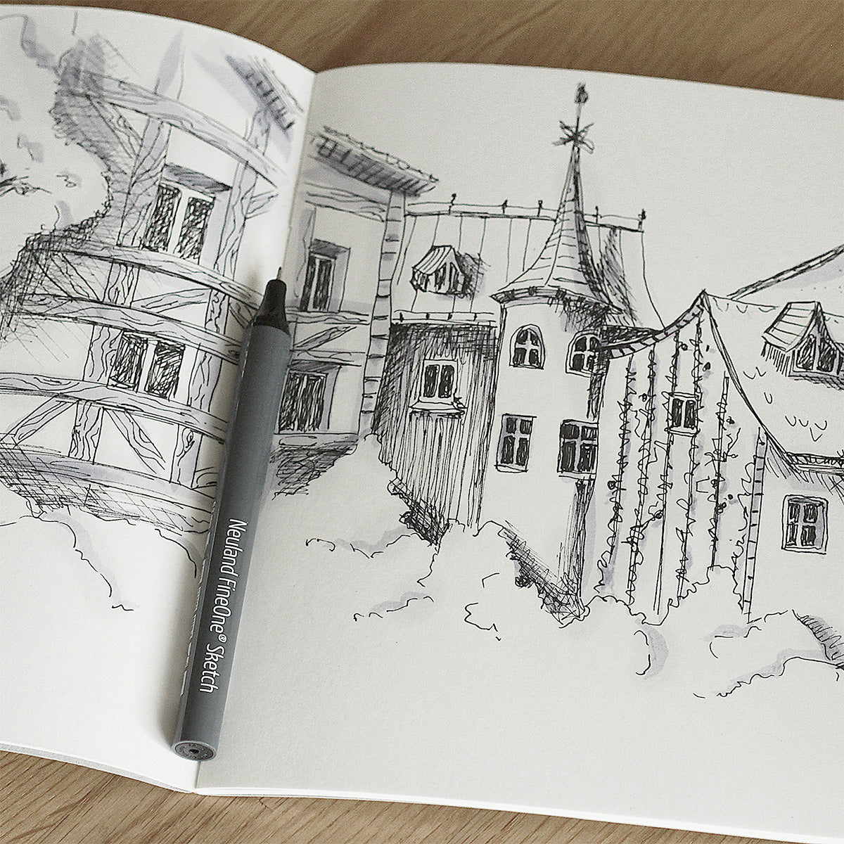 neuland-fineone-sketch-marker-verwischfest-0-1-0-3-0-5-0-7-mm image 3