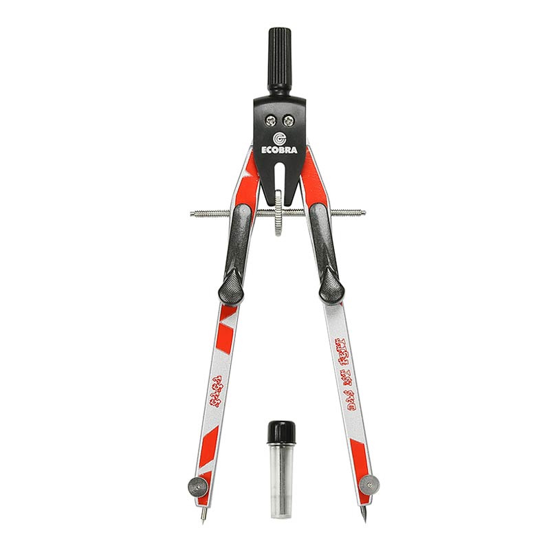 ecobra-schnellverstell-zirkel-serie-crazy-rot-zink-druckguss-175-mm image 1