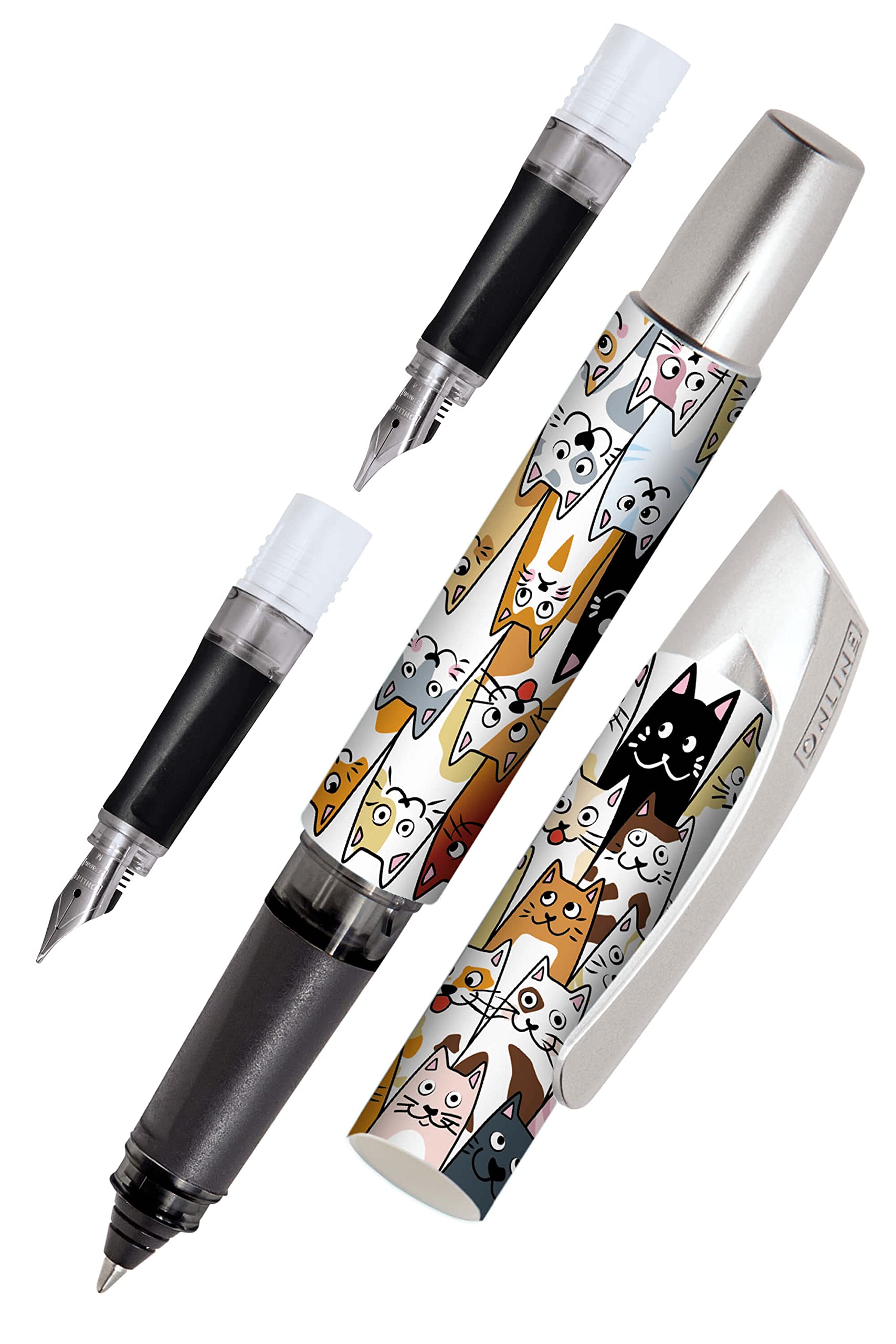 online-campus-schreibset-3-teilig-t-rkis-f-ller-rollerball-kalligraphie image 7