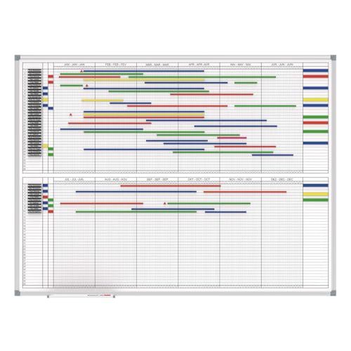 maul-jahresplaner-maulstandard-wei-90-x-120-cm-alurahmen-wandmontage image 7