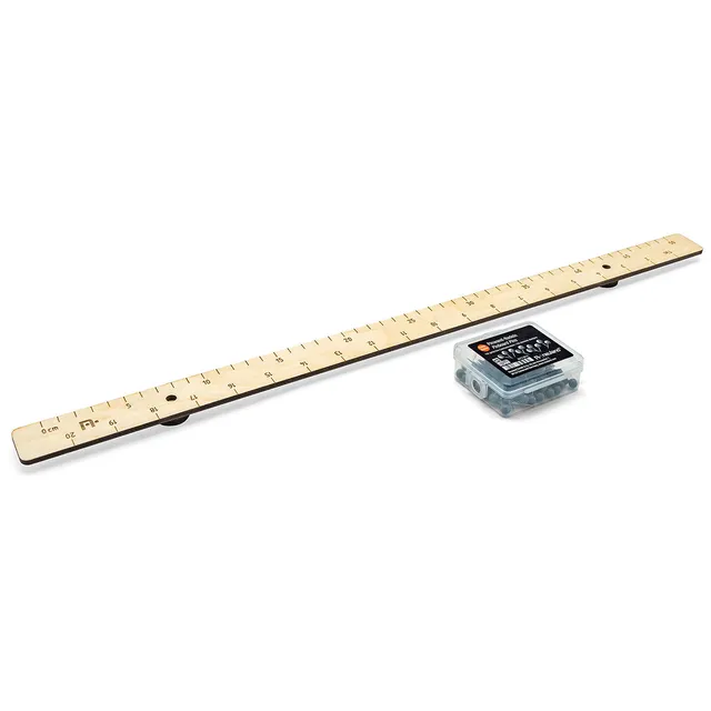 neuland-pinnbares-lineal-sperrholz-50-cm-20-zoll image 1