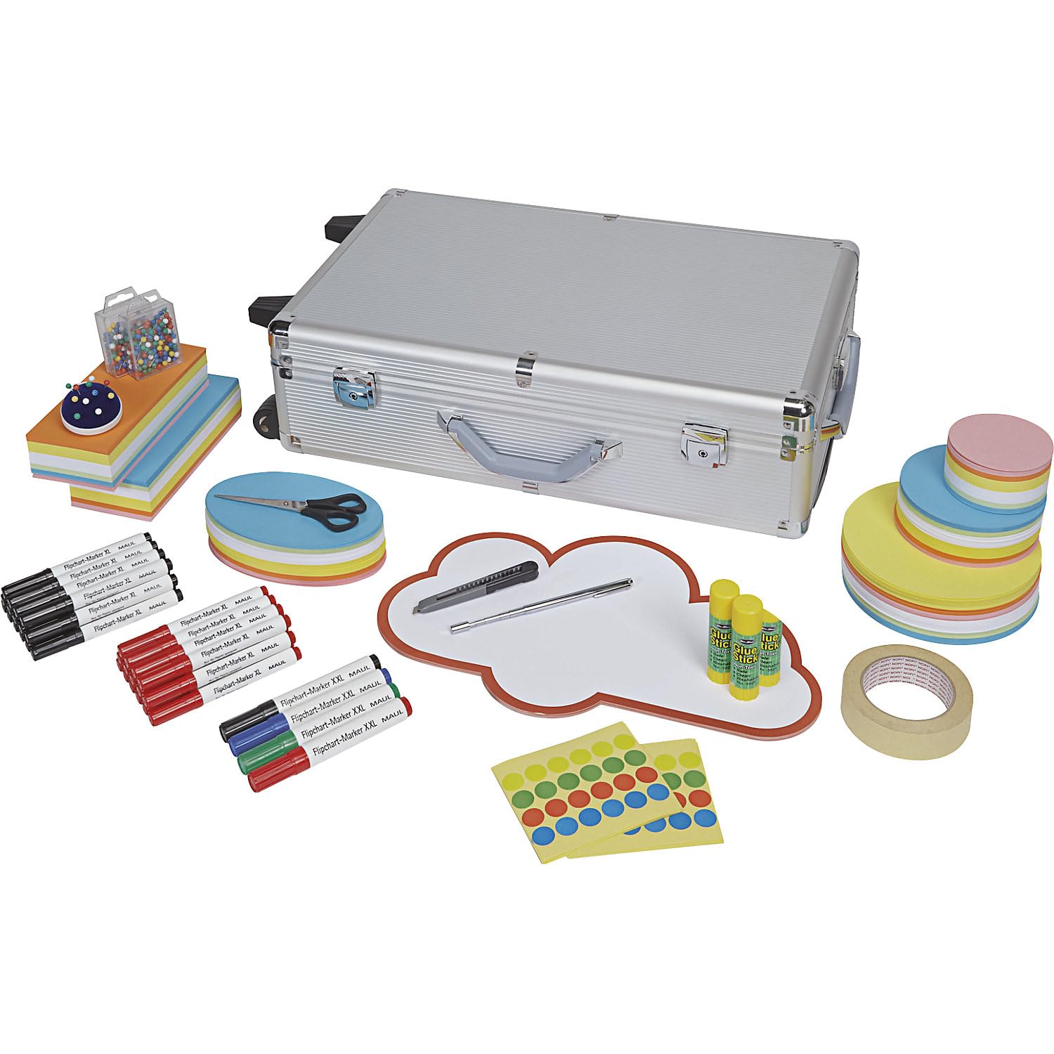 maul-moderatorenkoffer-maulpro-confident-silber-aluminium-workshop-set image 2