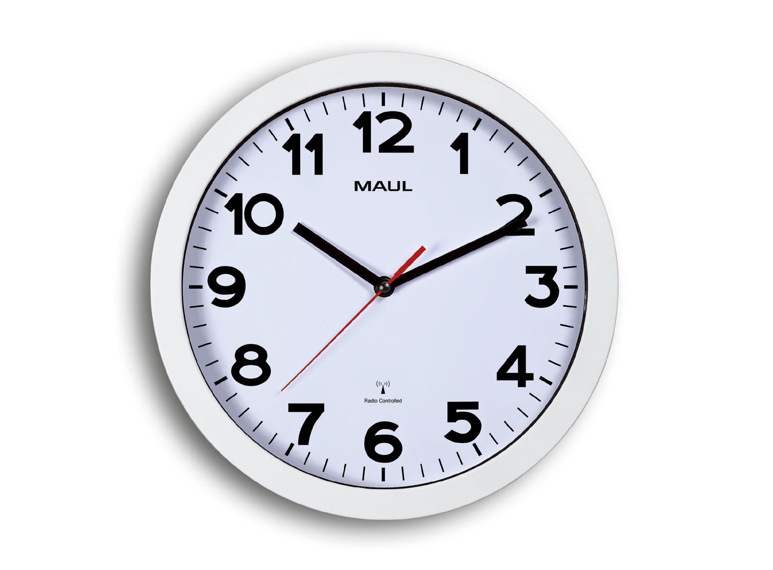 maul-maulstep-funk-wanduhr-20-cm-silber-wei image 8