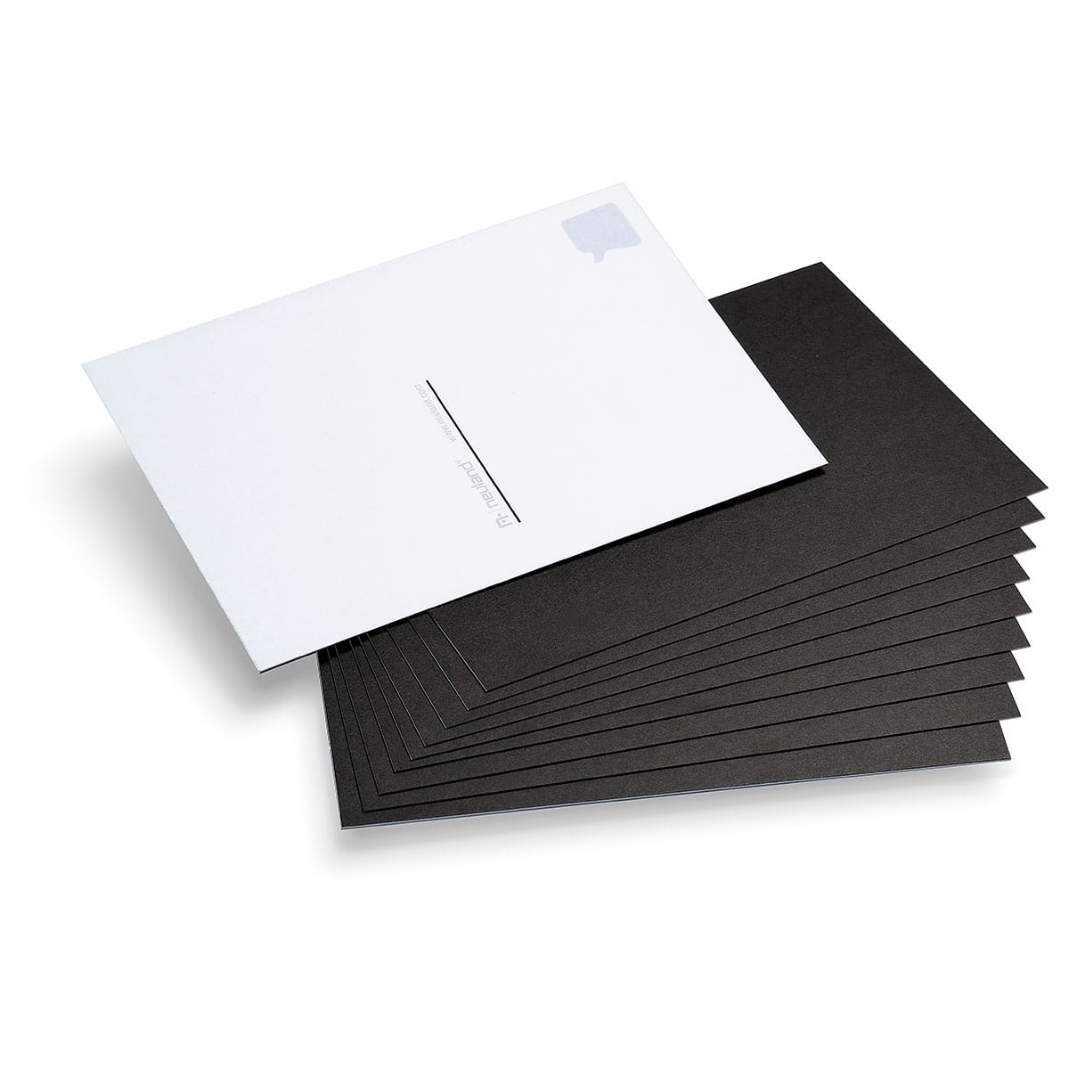 neuland-postkarten-set-10er-wei-schwarz image 1