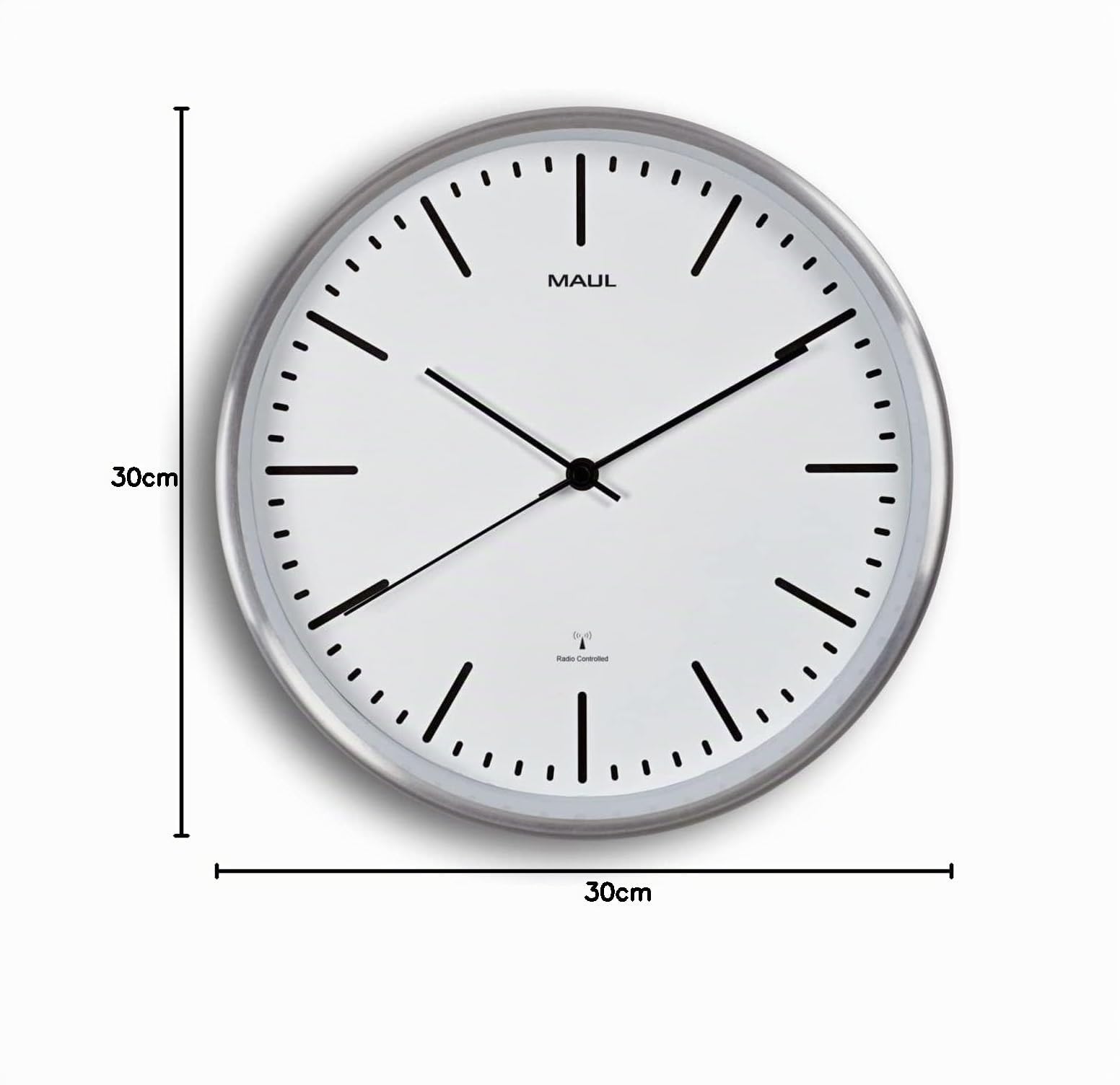 maul-maulfly-wanduhr-funk-dcf77-aluminium image 4
