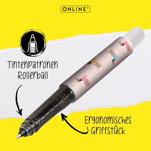 online-college-tintenroller-dackel-f-r-rechts-und-linksh-nder-0-5-mm image 8