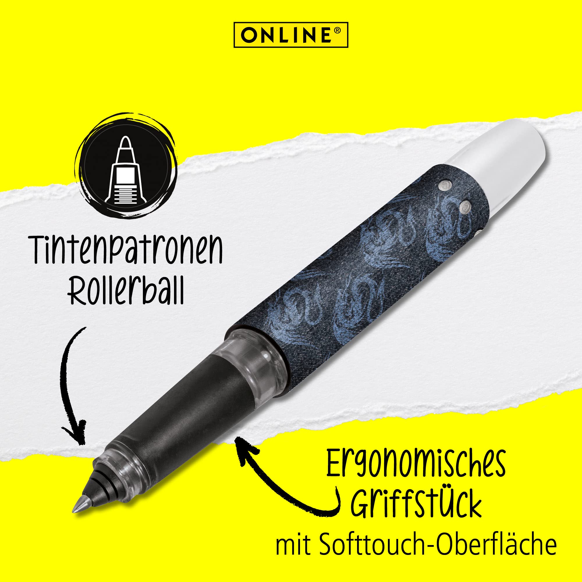 online-campus-denim-dragon-rollerball-mit-kombipatrone image 2