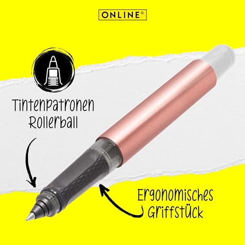 online-tintenpatronen-rollerball-college-metallic-rose-12569-3d image 8